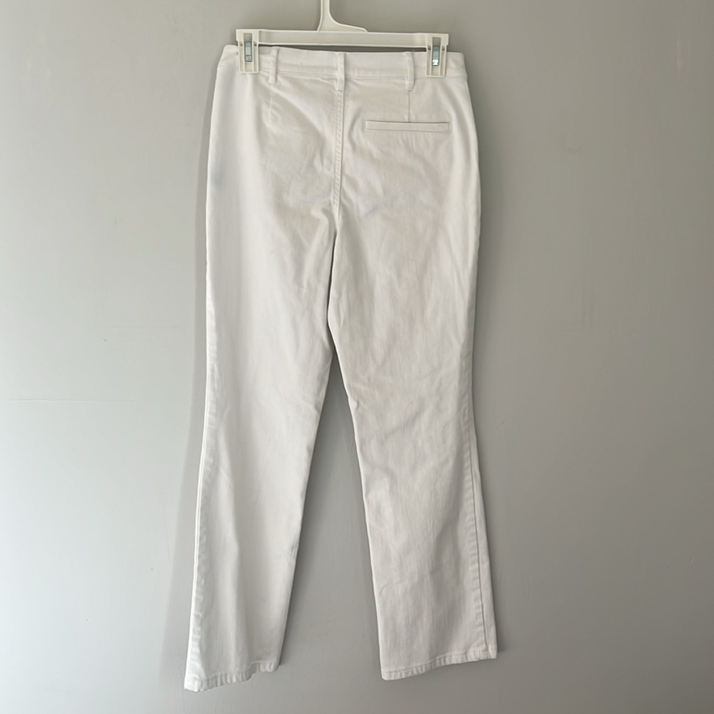 J McLaughlin White Straight-Leg sailor styled jeans. Size 2 - Picture 4 of 6